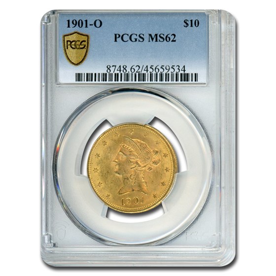 1901-O $10 Liberty Gold Eagle MS-62 PCGS