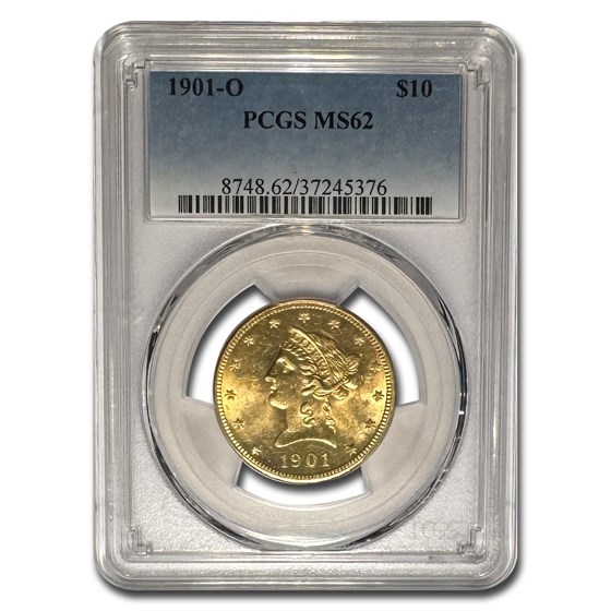 1901-O $10 Liberty Gold Eagle MS-62 PCGS 1901-O $10 Liberty Gold Eagle MS-62 PCGS
