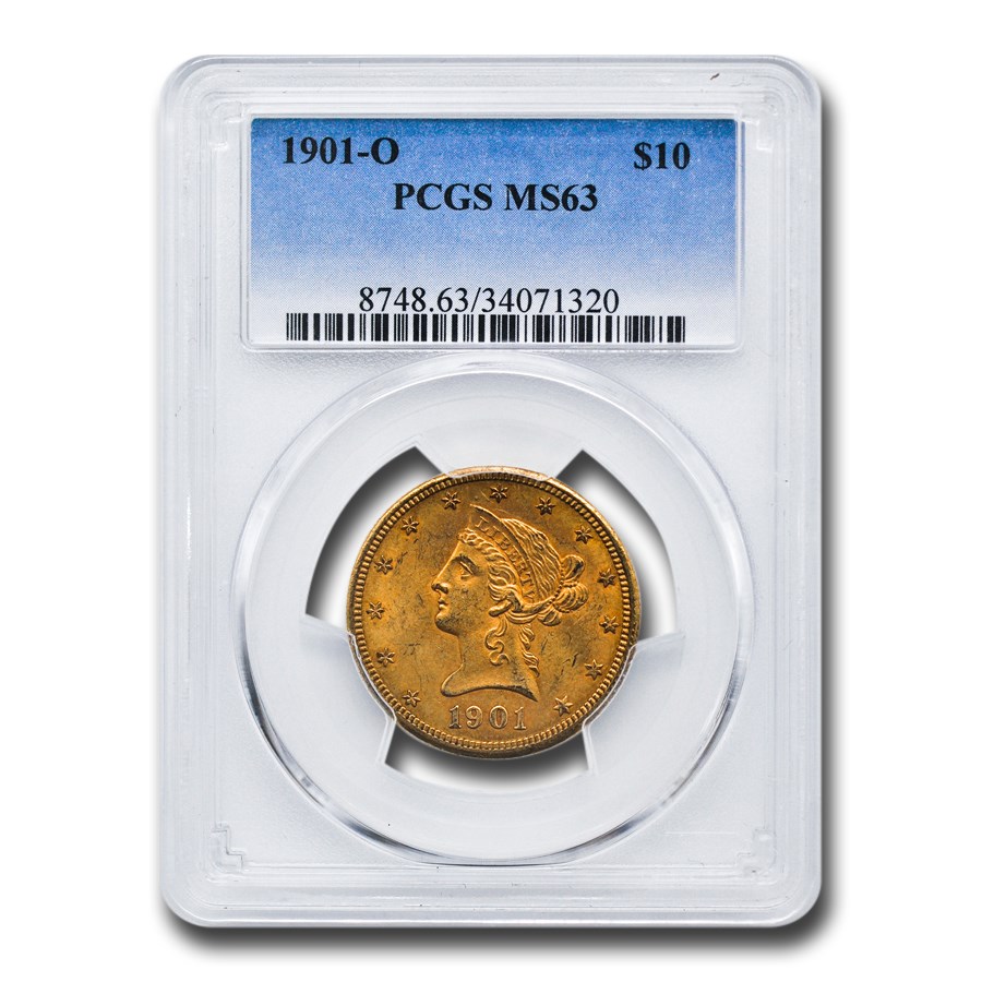 1901-O $10 Liberty Gold Eagle MS-63 PCGS