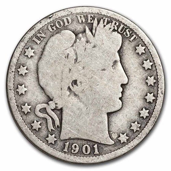1901-O Barber Half Dollar AG 1901-O Barber Half Dollar AG