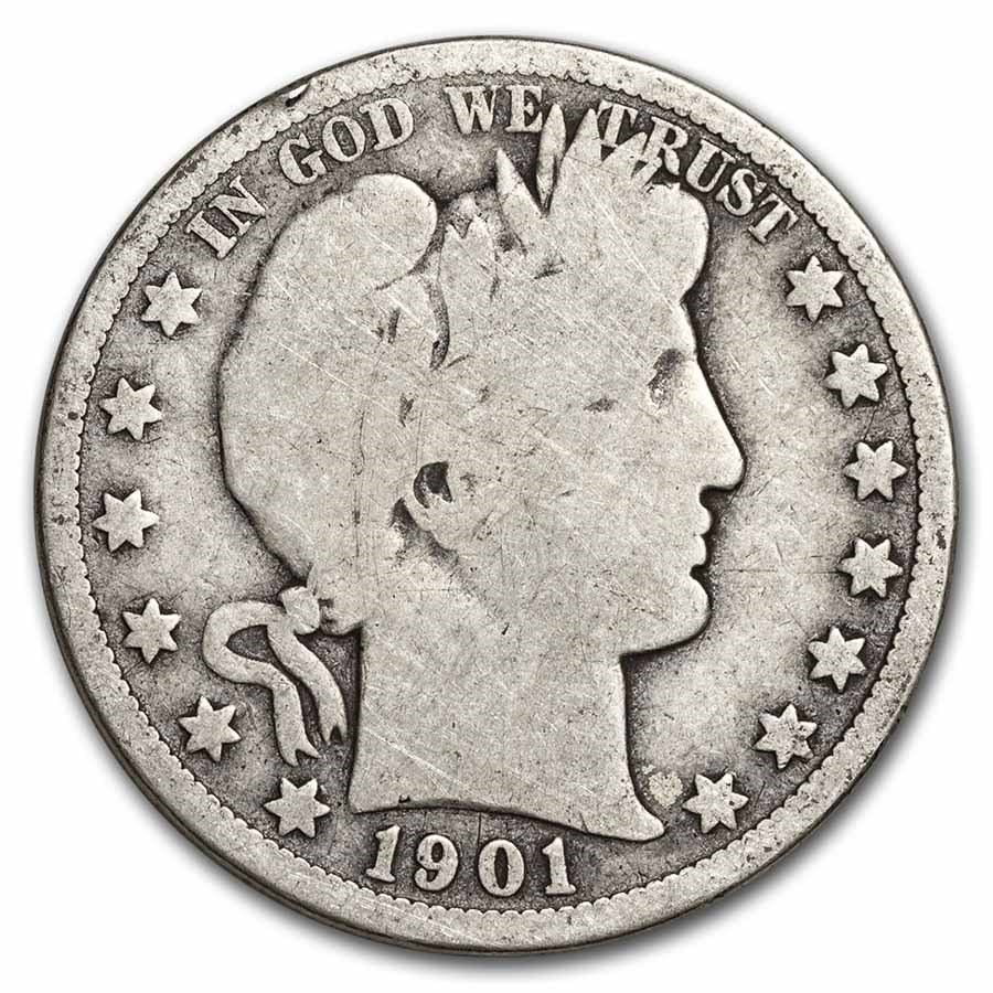 1901-O Barber Half Dollar AG