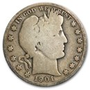 1901-O Barber Half Dollar Good
