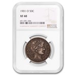 1901-O Barber Half Dollar XF-40 NGC