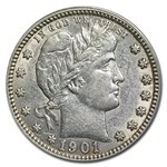 1901-O Barber Quarter AU-50 PCGS
