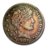 1901-O Barber Quarter VF-30 NGC