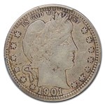 1901-O Barber Quarter VF-35 PCGS