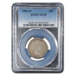 1901-O Barber Quarter VF-35 PCGS