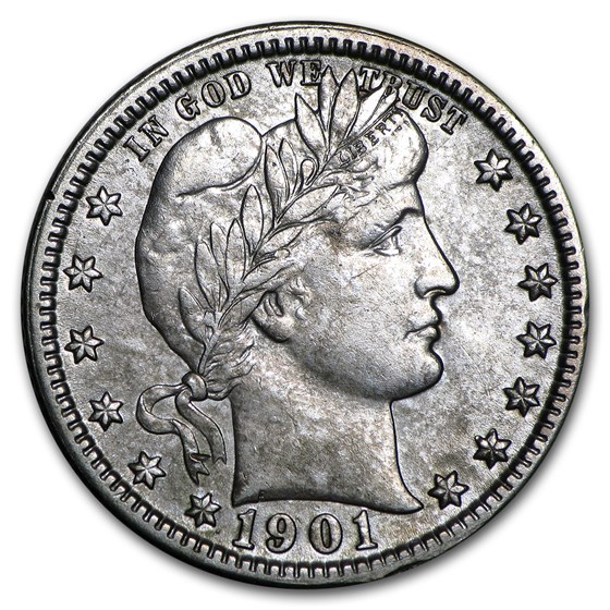 1901-O Barber Quarter XF 1901-O Barber Quarter XF