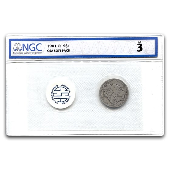 1901-O Morgan Dollar AG-3 NGC (GSA Soft Pack)