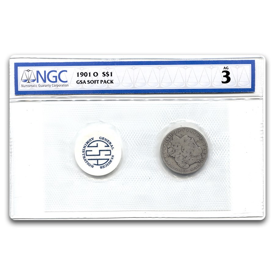 1901-O Morgan Dollar AG-3 NGC (GSA Soft Pack)