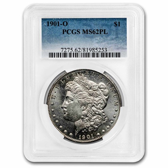 1901-O Morgan Dollar MS-62 PL Proof Like PCGS 1901-O Morgan Dollar MS-62 PL Proof Like PCGS