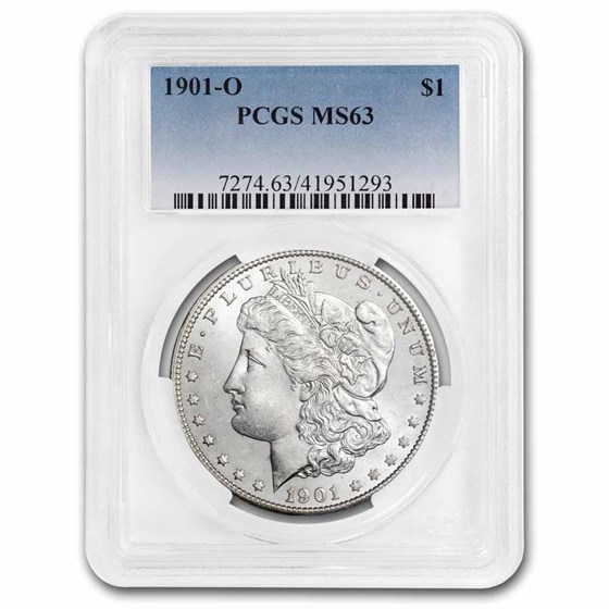 1901-O Morgan Dollar MS-63 PCGS 1901-O Morgan Dollar MS-63 PCGS