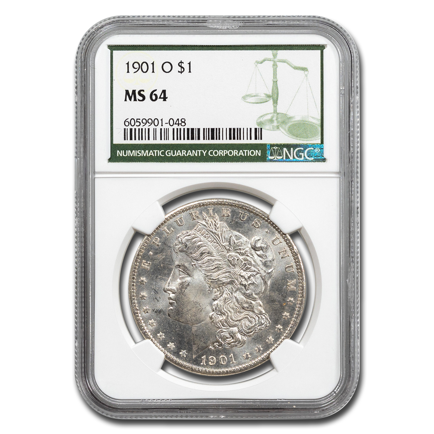 1901-O Morgan Dollar MS-64 NGC (Green Label) | eBay