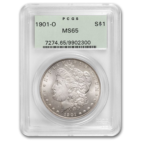 1901-O Morgan Dollar MS-65 PCGS 1901-O Morgan Dollar MS-65 PCGS