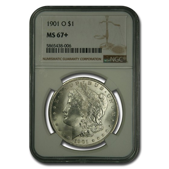 1901-O Morgan Dollar MS-67+ NGC 1901-O Morgan Dollar MS-67+ NGC