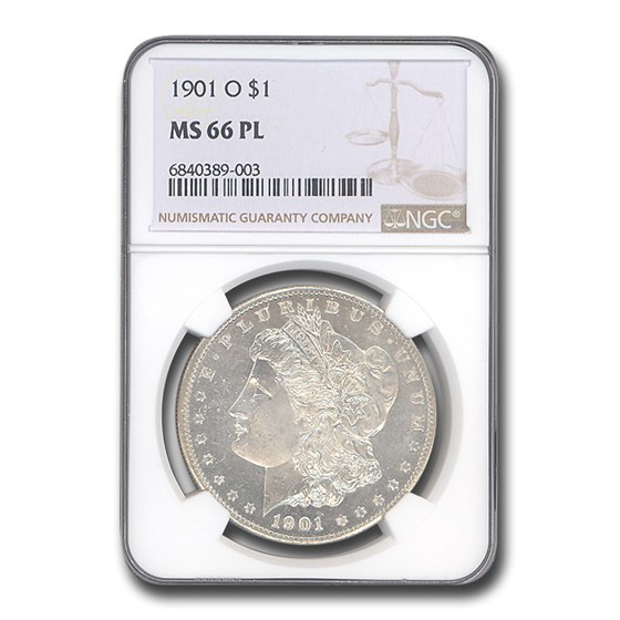 1901-O Morgan Dollar PL MS-66 NGC 1901-O Morgan Dollar PL MS-66 NGC