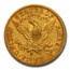 1901 O/S $5 Liberty Gold Half Eagle MS-61 PCGS
