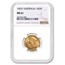 1901-P Australia Gold Sovereign Victoria Veil Head MS-61 NGC