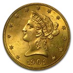 1901-S $10 Liberty Gold Eagle MS-63 PCGS