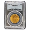1901-S $10 Liberty Gold Eagle MS-63 PCGS