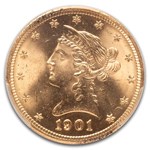 1901-S $10 Liberty Gold Eagle MS-64+ PCGS
