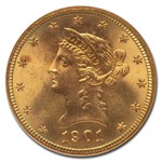 1901-S $10 Liberty Gold Eagle MS-65 NGC