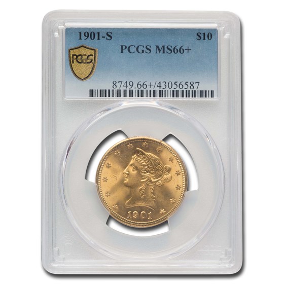1901-S $10 Liberty Gold Eagle MS-66+ PCGS