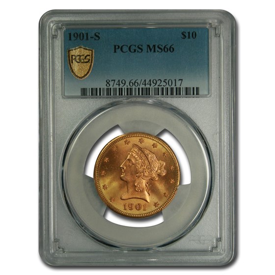 1901-S $10 Liberty Gold Eagle MS-66 PCGS 1901-S $10 Liberty Gold Eagle MS-66 PCGS