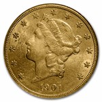 1901-S $20 Liberty Gold Double Eagle MS-62 NGC