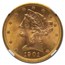 1901-S $5 Liberty Gold Half Eagle MS-65 NGC