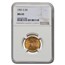 1901-S $5 Liberty Gold Half Eagle MS-65 NGC