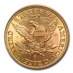 1901-S $5 Liberty Gold Half Eagle MS-65 PCGS CAC
