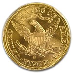 1901-S $5 Liberty Gold Half Eagle MS-65+ PCGS CAC