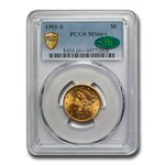 1901-S $5 Liberty Gold Half Eagle MS-66+ PCGS CAC
