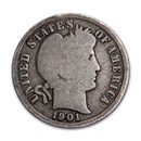1901-S Barber Dime Good