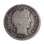 1901-S Barber Dime Good