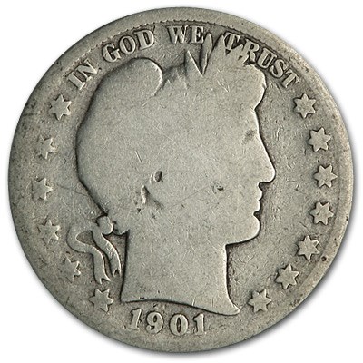 1901-S Barber Half Dollar Fair 1901-S Barber Half Dollar Fair