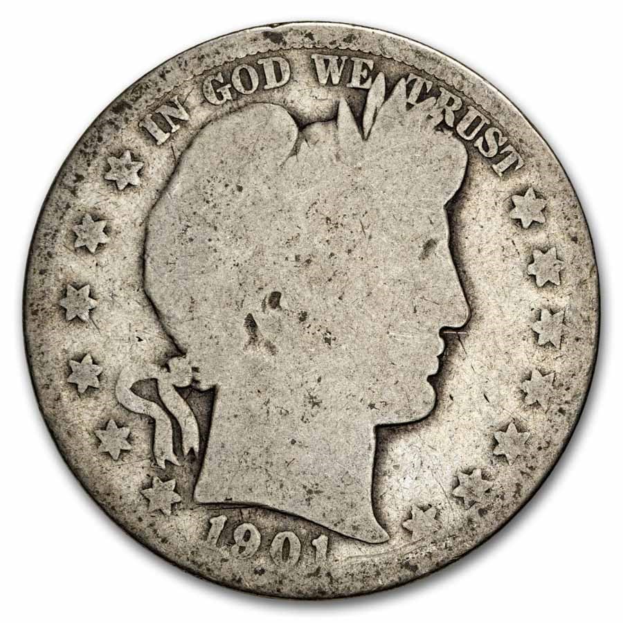 1901-S Barber Half Dollar Fair