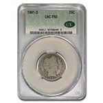 1901-S Barber Quarter Fair-2 CACG
