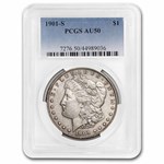 1901-S Morgan Dollar AU-50 PCGS