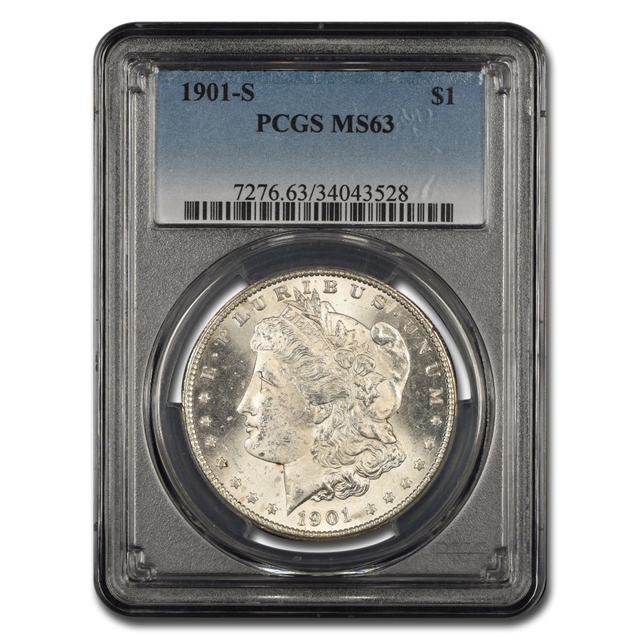 1901-S Morgan Dollar MS-63 PCGS