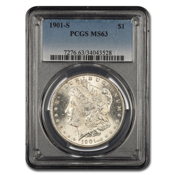 1901-S Morgan Dollar MS-63 PCGS 1901-S Morgan Dollar MS-63 PCGS