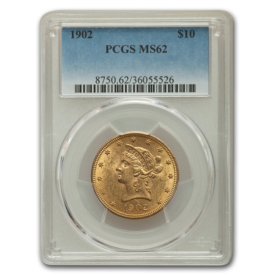 1902 $10 Liberty Gold Eagle MS-62 PCGS 1902 $10 Liberty Gold Eagle MS-62 PCGS