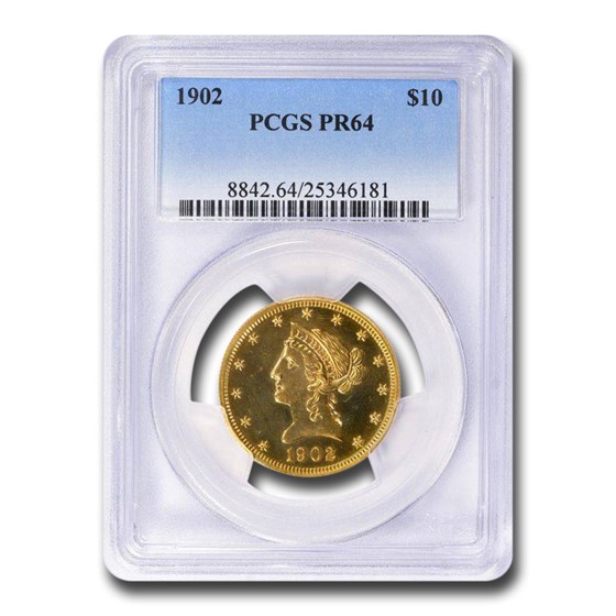 1902 $10 Liberty Gold Eagle PR-64 PCGS 1902 $10 Liberty Gold Eagle PR-64 PCGS