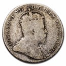 1902-1910 Canada Silver 10 Cents Edward VII Avg Circ