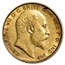 1902-1910 Great Britain Gold Half Sovereign Edward VII AU