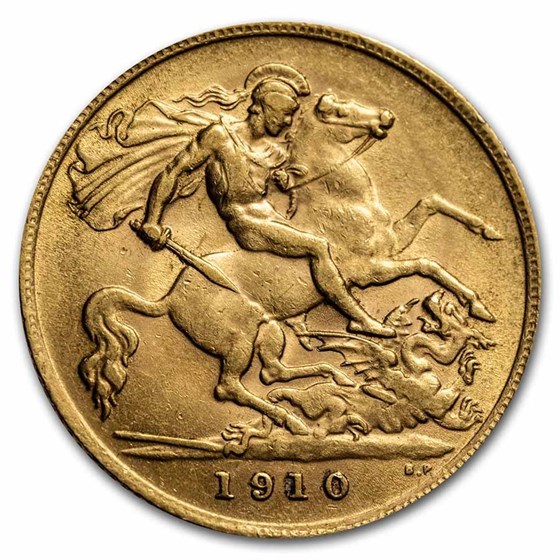 1902-1910 Great Britain Gold Half Sovereign Edward VII BU 1902-1910 Great Britain Gold Half Sovereign Edward VII BU