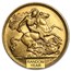1902-1910 Great Britain Gold Half Sovereign Edward VII XF