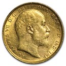 1902-1910-M Australia Gold Sovereign Edward VII AU