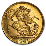 1902-1910-M Australia Gold Sovereign Edward VII Avg Circ